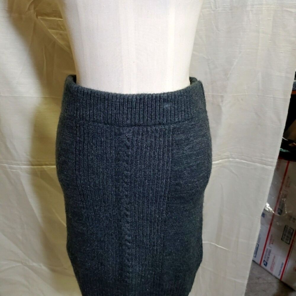 Express Grey Wool Skirt Pencil Skirt Sz M ~NWT~
